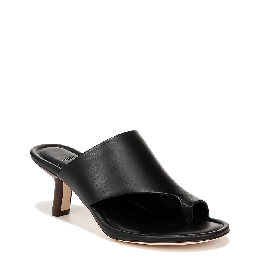 VINCE レディースJK Amazon.com | Vince Womens Jasper Kitten Heel Slip On Sandal